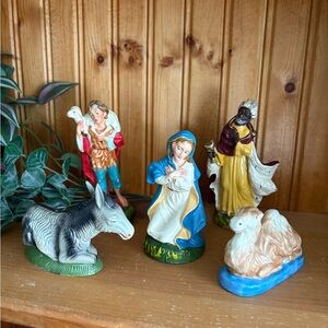 VINTAGE Made in Italy Nativity Pieces (Replacements)